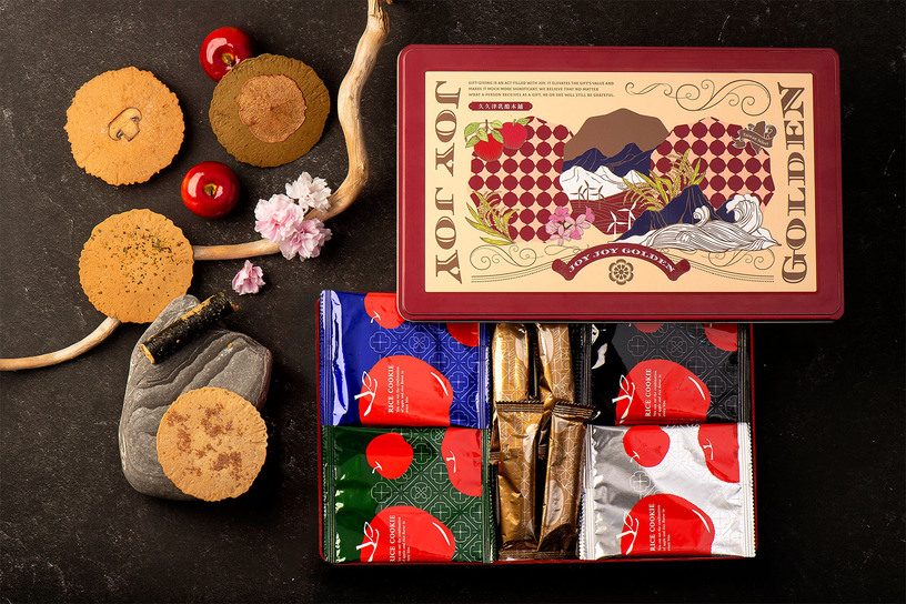 米滿幸福豐藏鐵盒 Assorted Rice Cookies Gift Tin 米滿幸福豐藏鐵盒 Assorted Rice Cookies Gift Tin