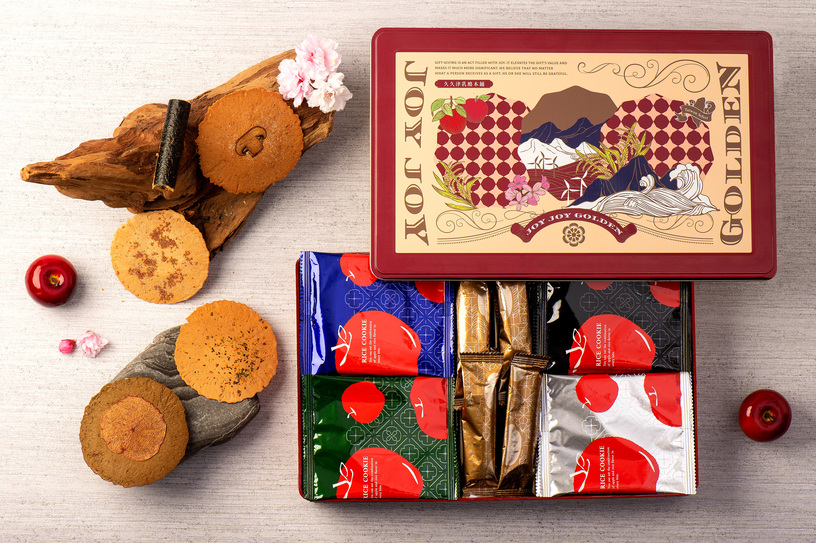 米滿幸福豐藏鐵盒 Assorted Rice Cookies Gift Tin 米滿幸福豐藏鐵盒 Assorted Rice Cookies Gift Tin