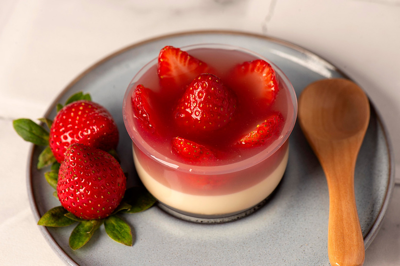 草莓布丁(布能莓有你) Strawberry & Raspberry Jelly Pudding 草莓布丁(布能莓有你) Strawberry & Raspberry Jelly Pudding