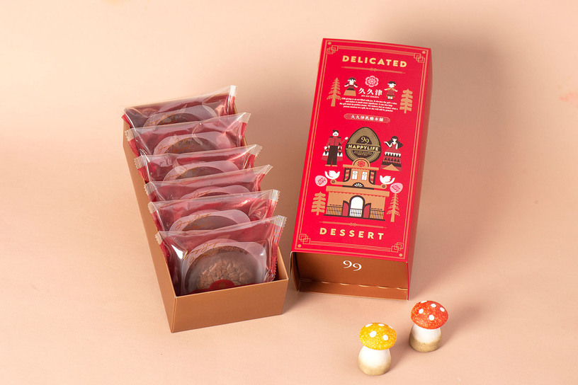 濃心巧克力蛋糕6入