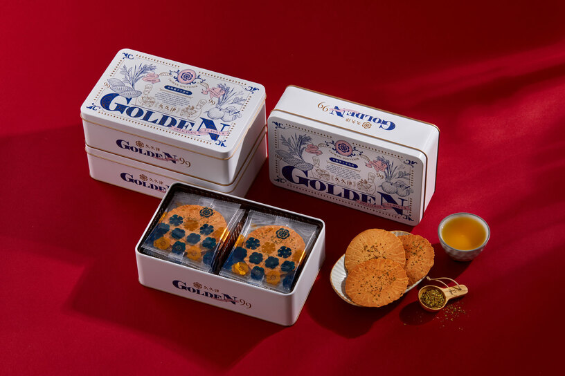 珍藏鐵盒-藍紋乳酪米餅